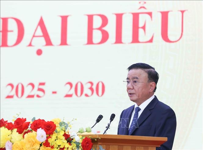 Tổng Bí thư Tô Lâm tham dự Đại hội đại biểu Đảng bộ Văn phòng Trung ương Đảng 2025 - 2030 - Ảnh 4.