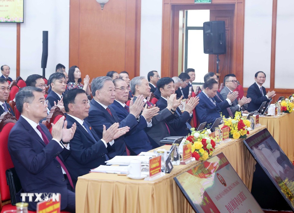 Tổng Bí thư Tô Lâm tham dự Đại hội đại biểu Đảng bộ Văn phòng Trung ương Đảng 2025 - 2030 - Ảnh 2.