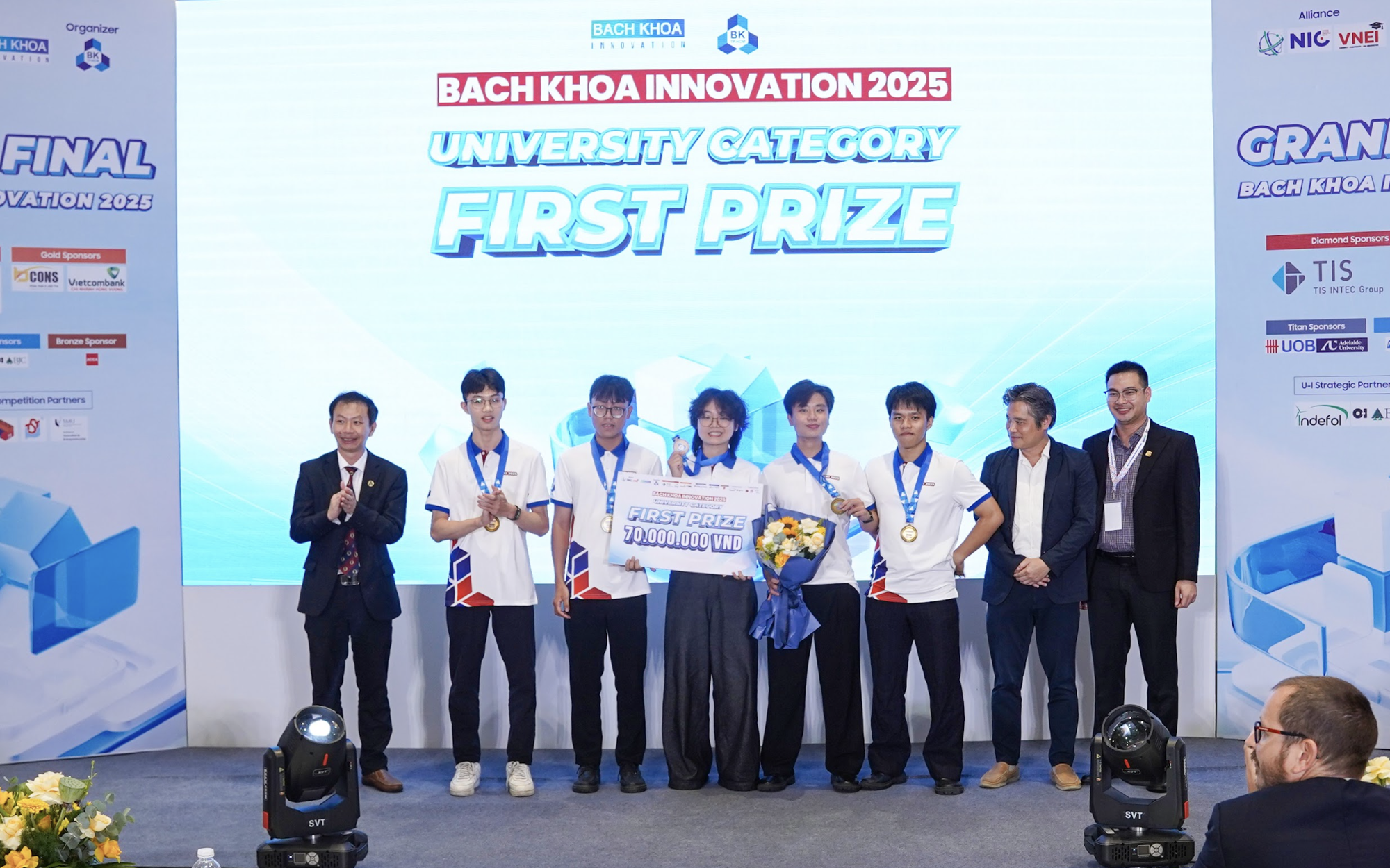 Giải thưởng khởi nghiệp đổi mới sáng tạo Bach khoa Innovation 2025 đã có chủ