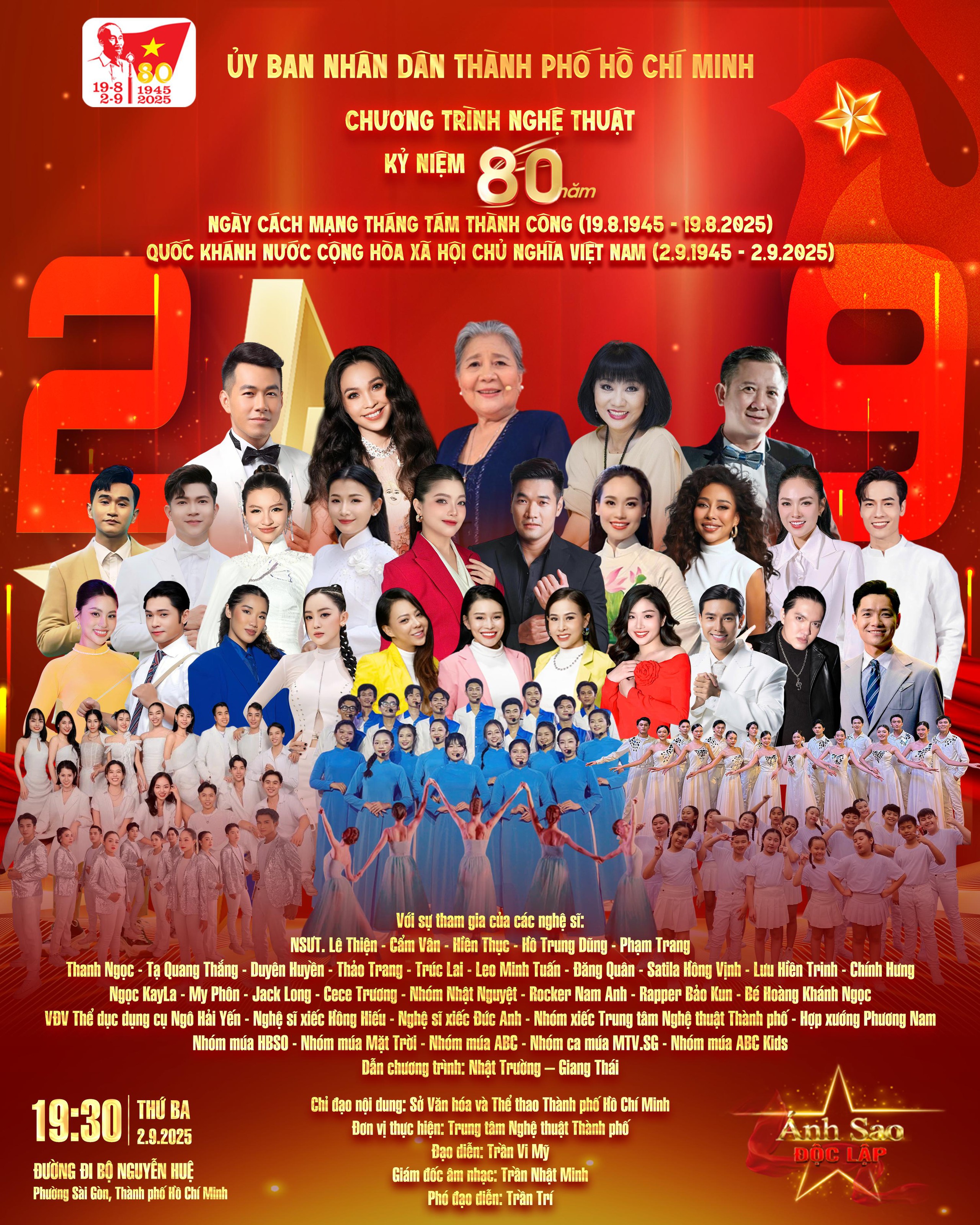 Chương trình "Ánh sao độc lập" mừng đại lễ A80 - Ảnh 1.