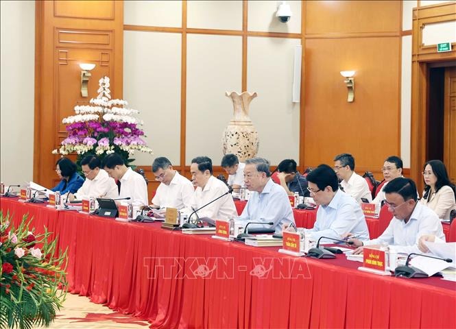 Tổng B&iacute; thư T&ocirc; L&acirc;m: Cần c&oacute; ch&iacute;nh s&aacute;ch huy động nguồn lực tư nh&acirc;n tham gia dự &aacute;n hạ tầng trọng yếu - Ảnh 1.