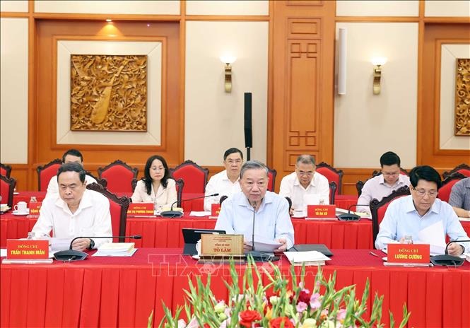 Tổng B&iacute; thư T&ocirc; L&acirc;m: Cần c&oacute; ch&iacute;nh s&aacute;ch huy động nguồn lực tư nh&acirc;n tham gia dự &aacute;n hạ tầng trọng yếu - Ảnh 2.