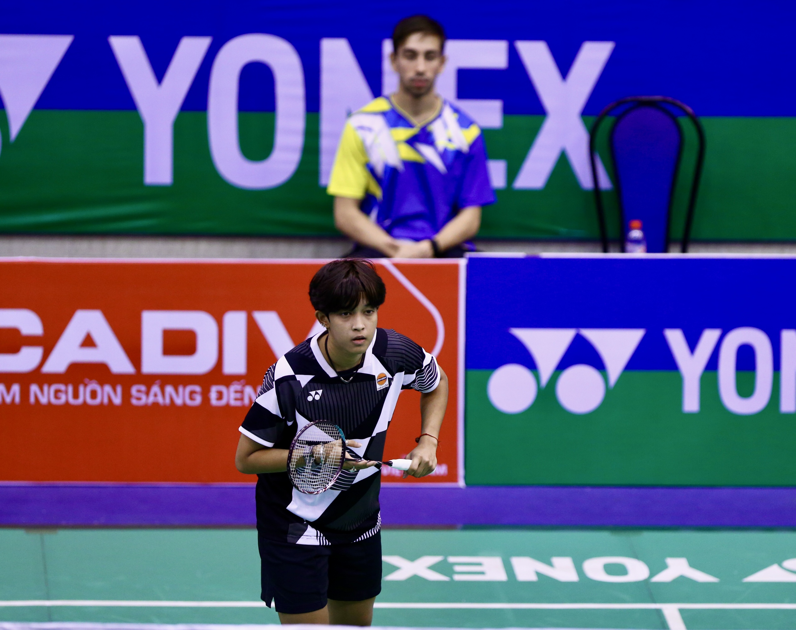 Tay vợt Ấn Độ khiến vợ chồng Tiến Minh &ndash; Vũ Thị Trang c&ugrave;ng dừng bước tại Vietnam Open 2025 - Ảnh 2.