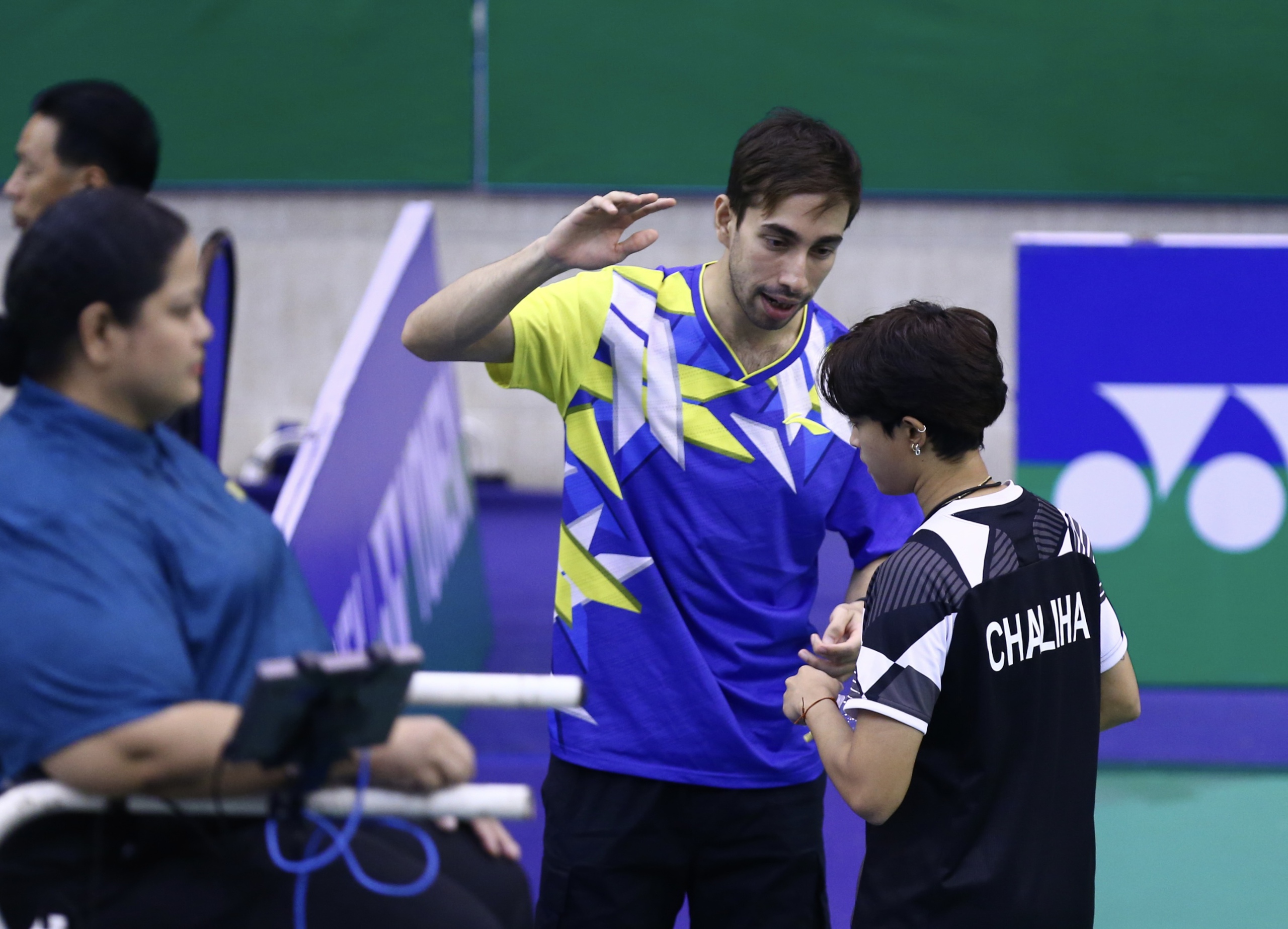 Tay vợt Ấn Độ khiến vợ chồng Tiến Minh &ndash; Vũ Thị Trang c&ugrave;ng dừng bước tại Vietnam Open 2025 - Ảnh 3.