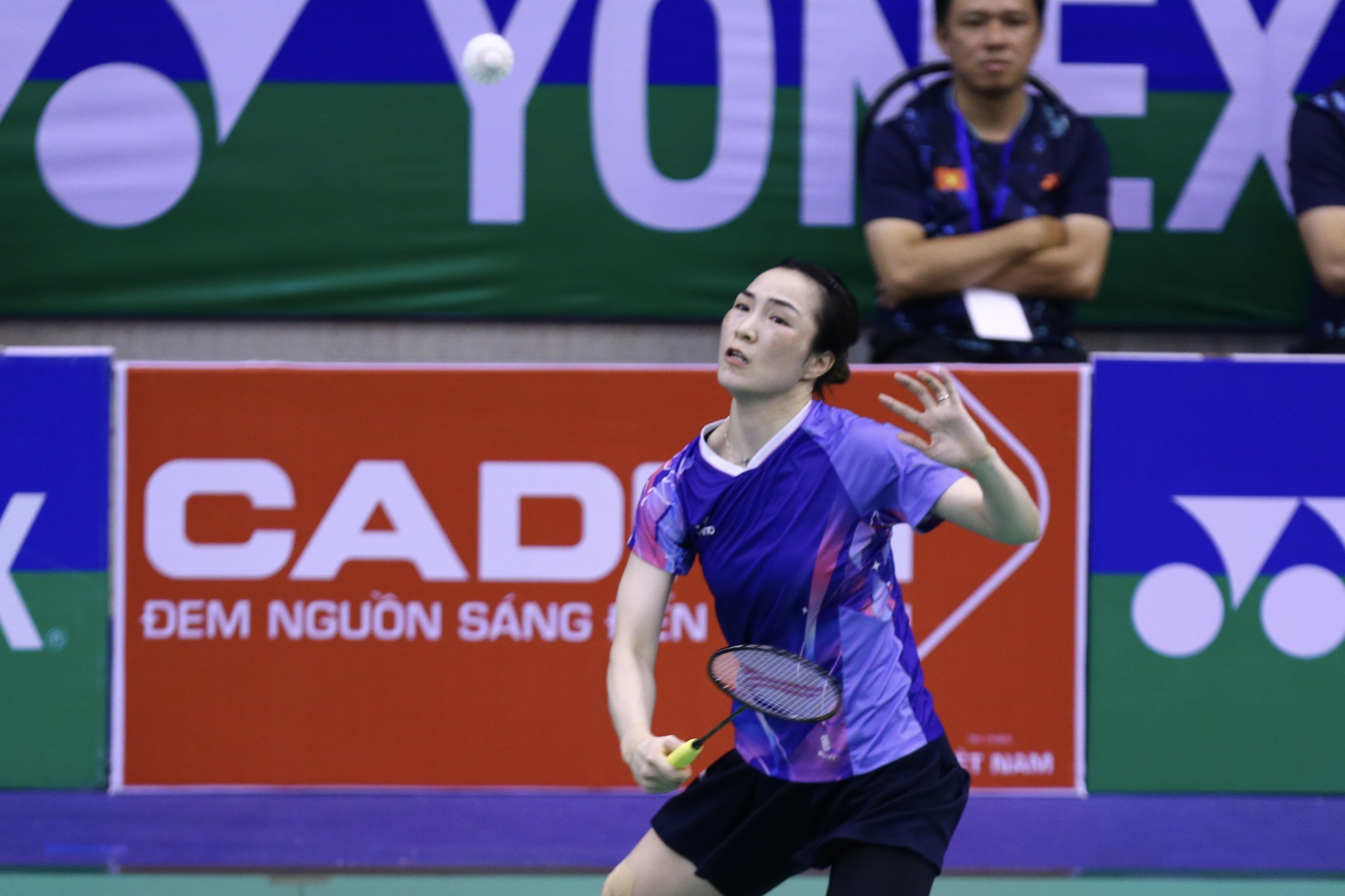Tay vợt Ấn Độ khiến vợ chồng Tiến Minh &ndash; Vũ Thị Trang c&ugrave;ng dừng bước tại Vietnam Open 2025 - Ảnh 4.