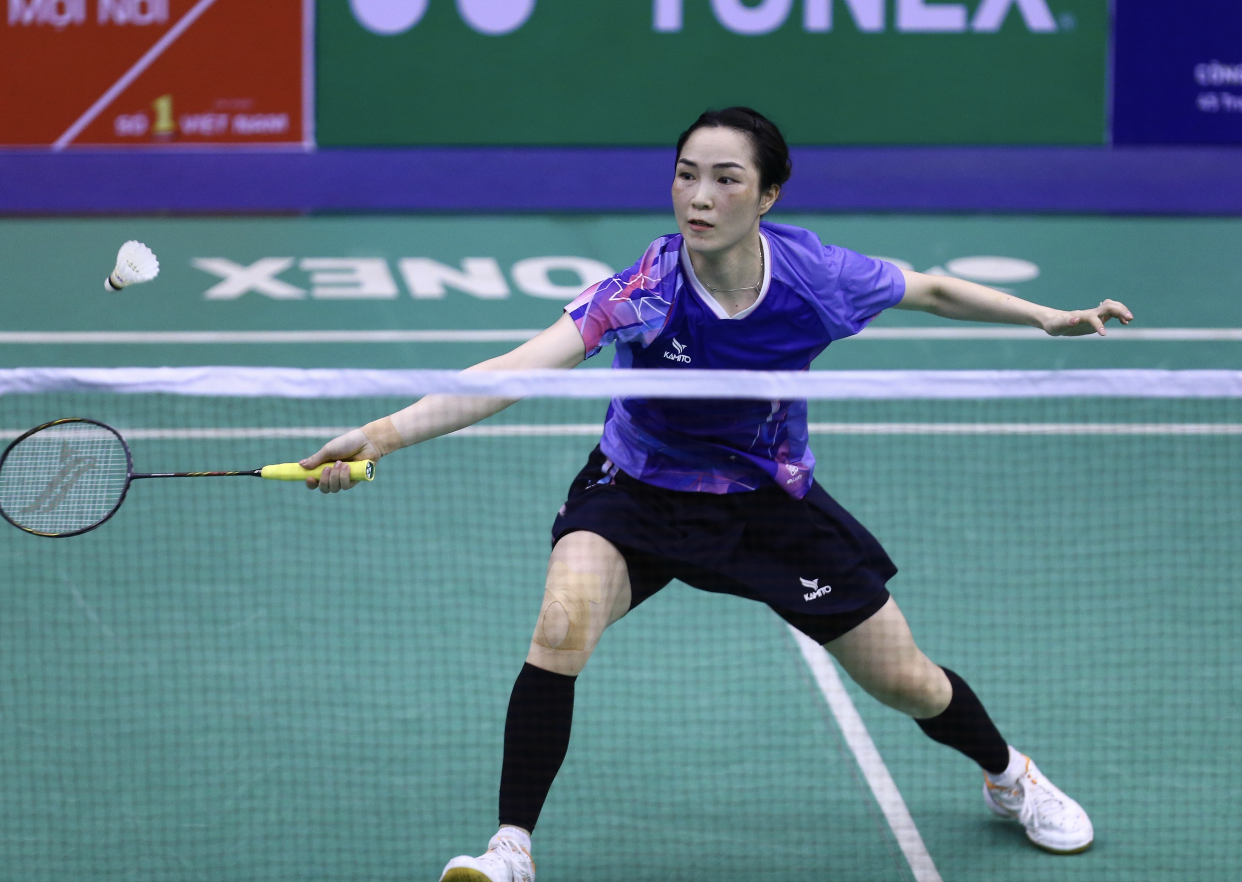 Tay vợt Ấn Độ khiến vợ chồng Tiến Minh &ndash; Vũ Thị Trang c&ugrave;ng dừng bước tại Vietnam Open 2025 - Ảnh 1.