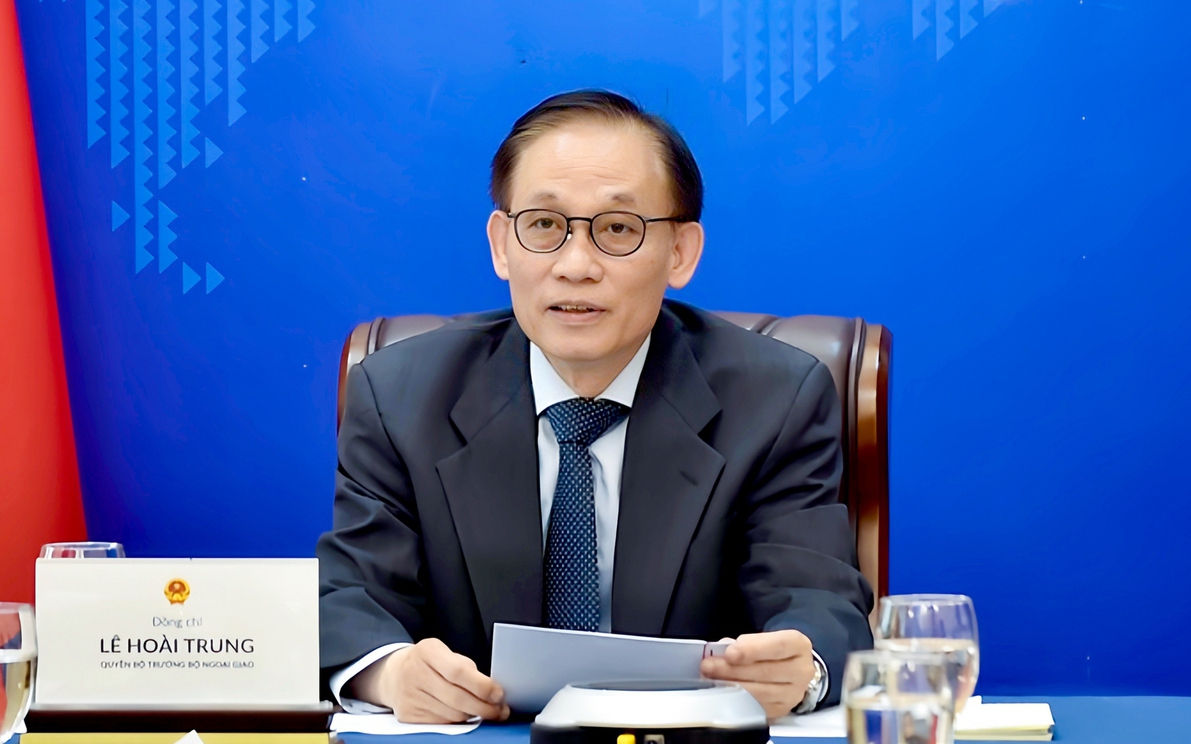 Cuộc điện đàm đầu tiên của Quyền Bộ trưởng Ngoại giao Lê Hoài Trung