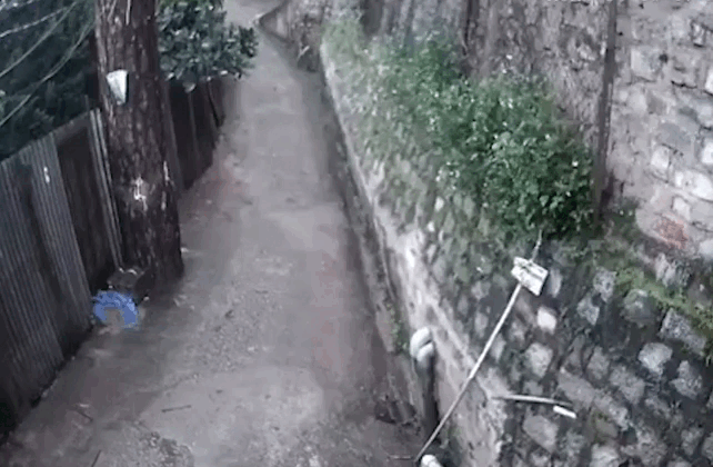 Sập taluy nhà dân ở Đà Lạt trong ngày mưa "siêu" lớn- Ảnh 1.