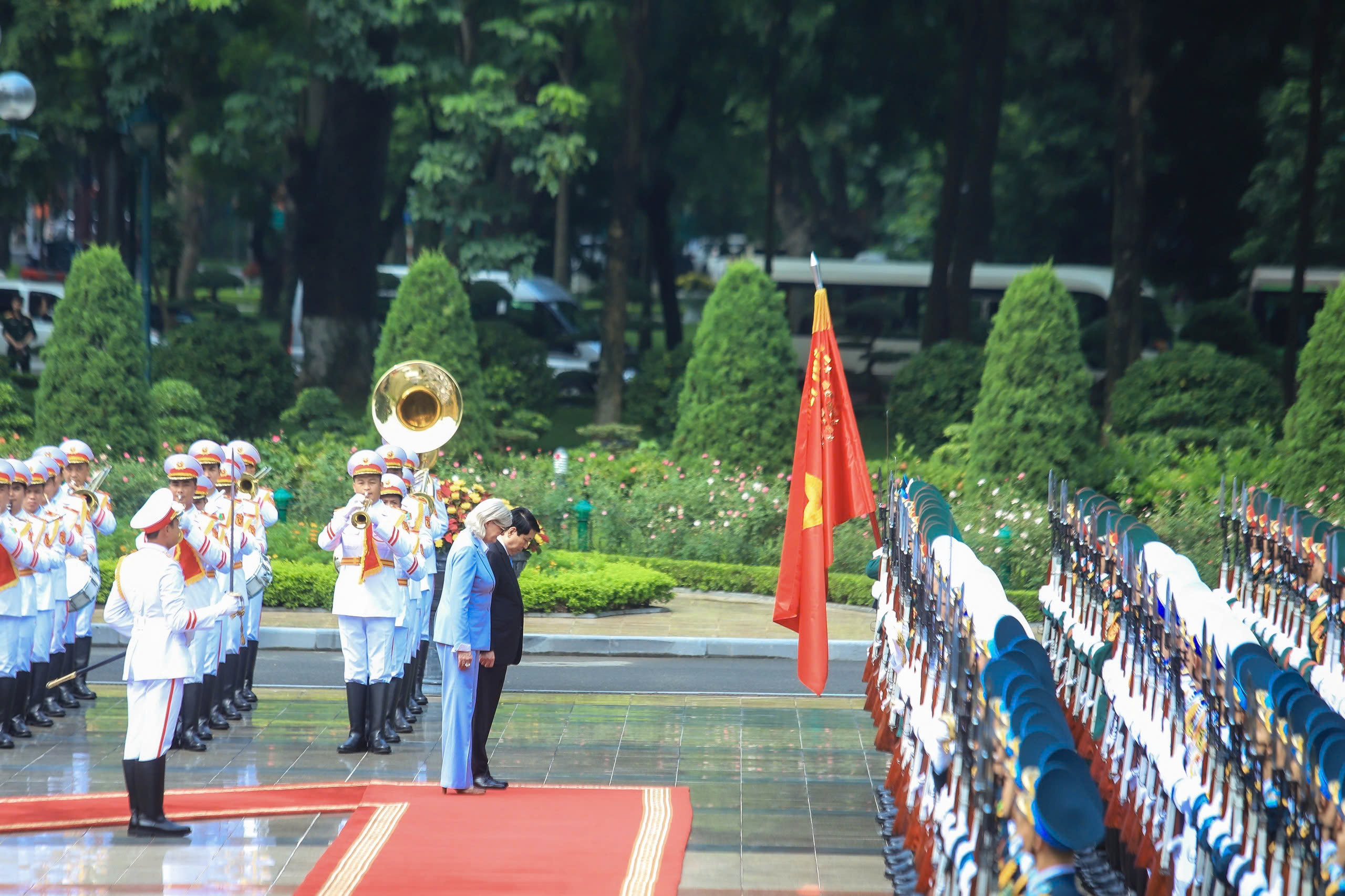 Chủ tịch nước Lương Cường chủ trì lễ đón cấp Nhà nước Toàn quyền Úc- Ảnh 10.