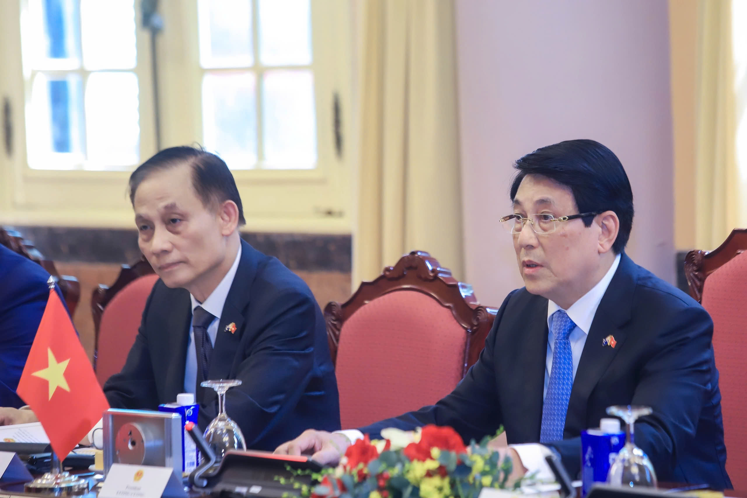 Chủ tịch nước Lương Cường chủ trì lễ đón cấp Nhà nước Toàn quyền Úc- Ảnh 19.