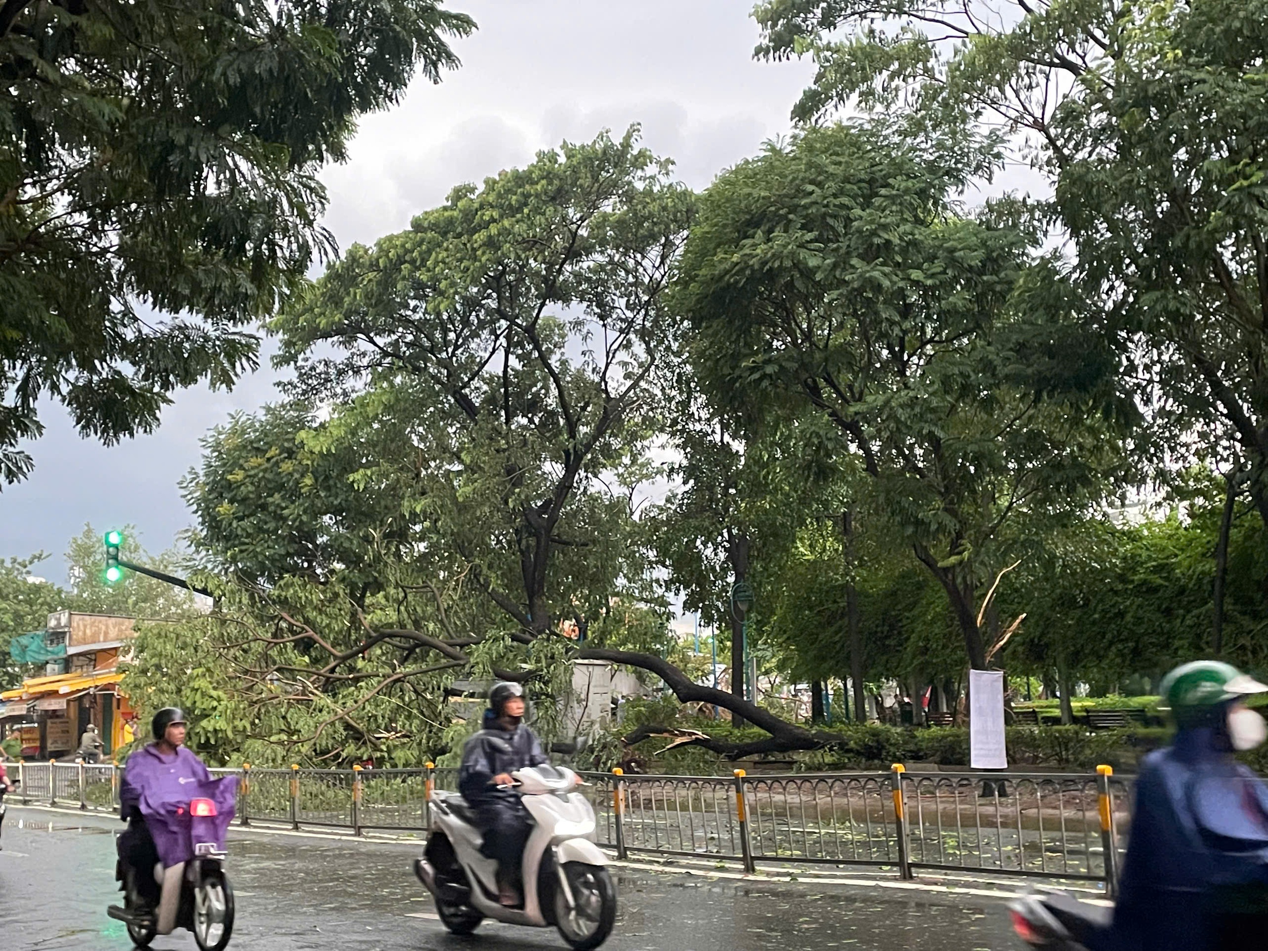 TP HCM: Mưa lớn diện rộng, nhiều nơi ngập nặng- Ảnh 6.