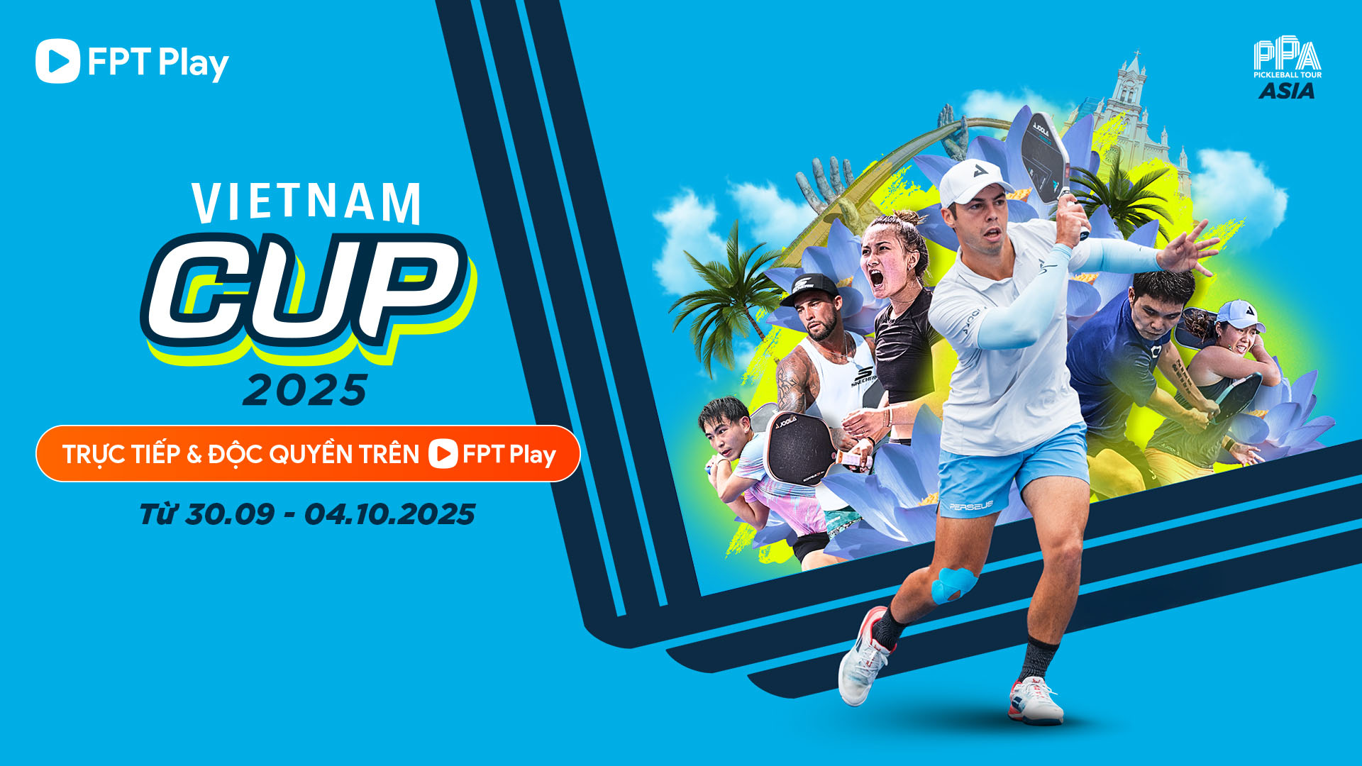 FPT Play đồng tổ chức và phát sóng độc quyền PPA Tour Asia - Vietnam Cup 2025 - Ảnh 1.