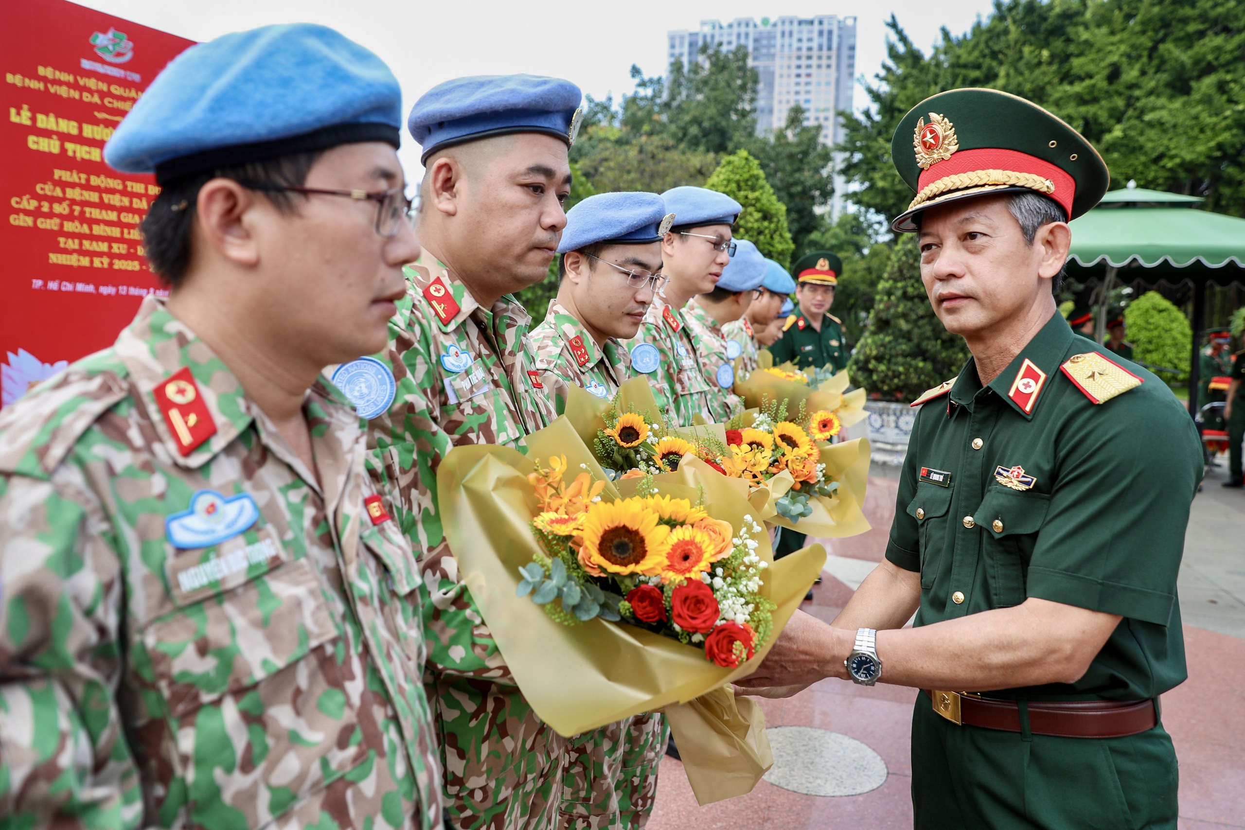 Chiến sĩ mũ nồi xanh sẵn s&agrave;ng l&ecirc;n đường g&igrave;n giữ h&ograve;a b&igrave;nh tại Nam Sudan- Ảnh 8.