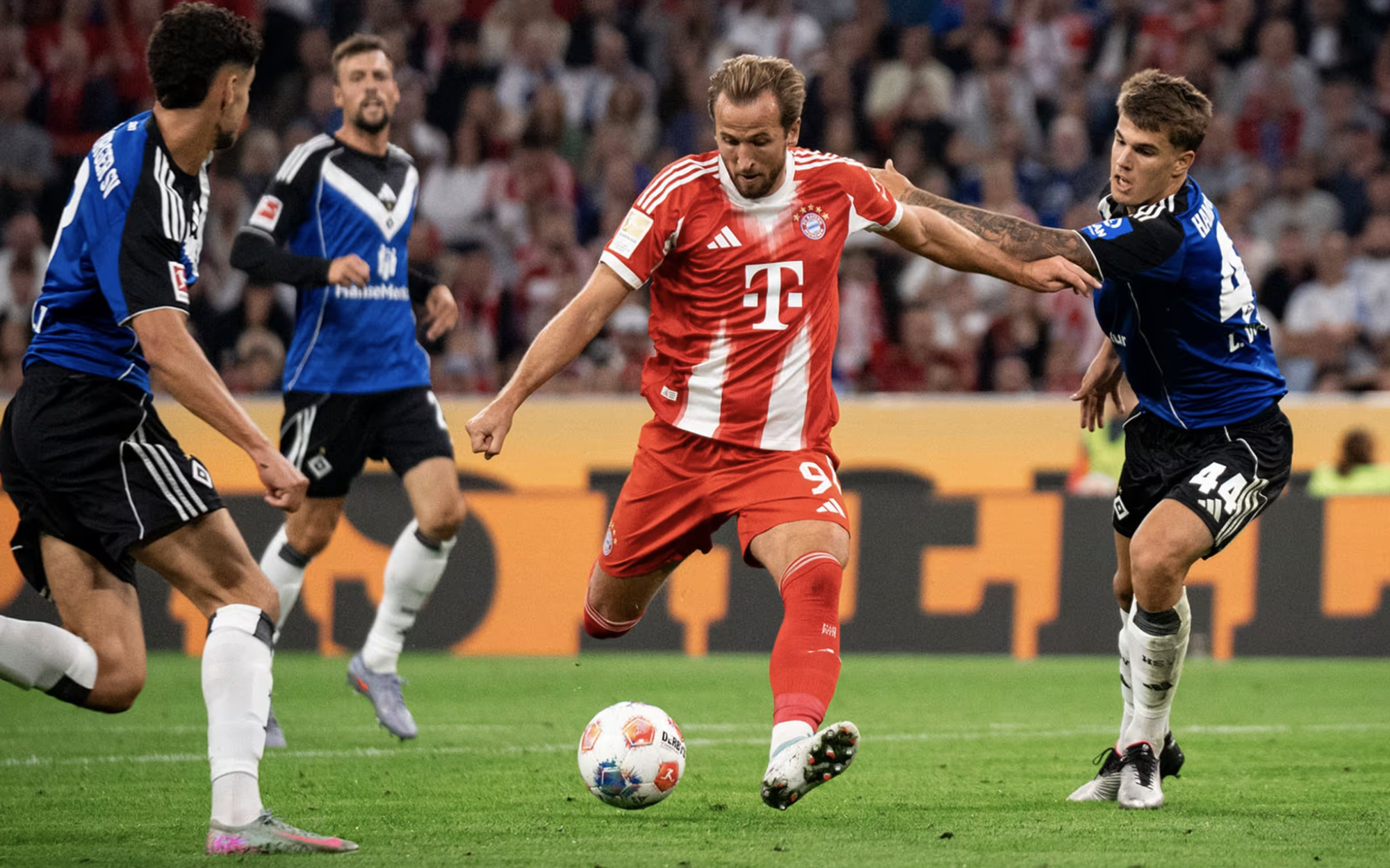Bayern Munich thắng "5 sao" Hamburg, Harry Kane tăng tốc ghi bàn