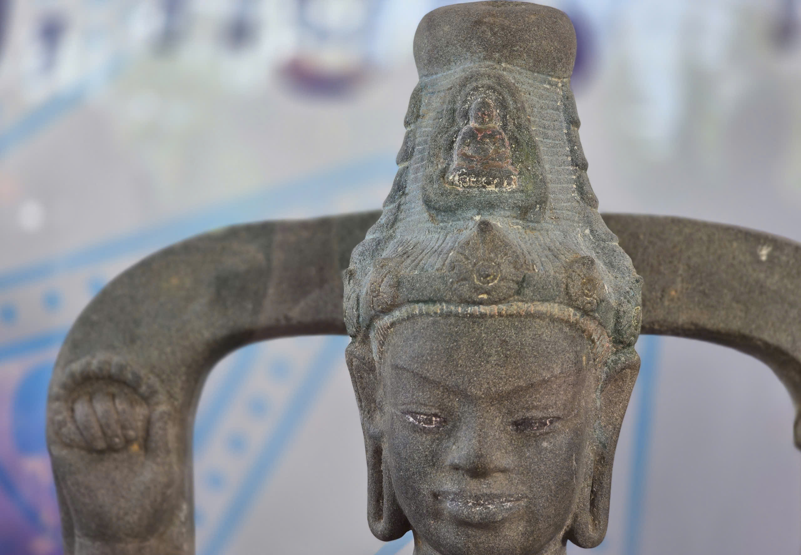 Cận cảnh bảo vật quốc gia - Tượng Avalokitesvara Bắc Bình - Ảnh 7.
