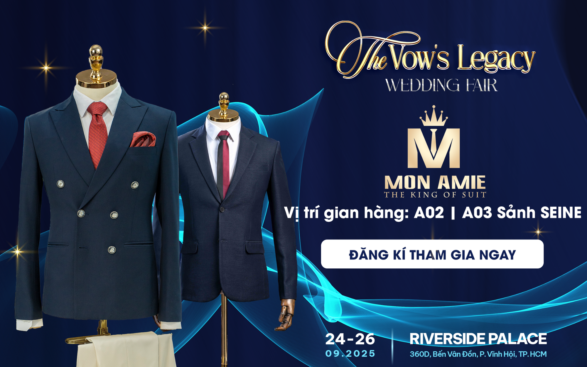 Mon Amie Veston tiên phong đồng hành cùng The Vow’s Legacy - Wedding Fair 2025