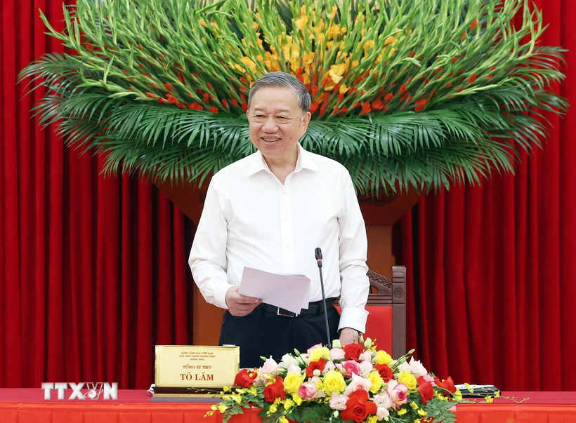 Tổng B&iacute; thư T&ocirc; L&acirc;m: Ngoại giao tăng chất lượng tham mưu cho l&atilde;nh đạo Đảng, Nh&agrave; nước- Ảnh 1.