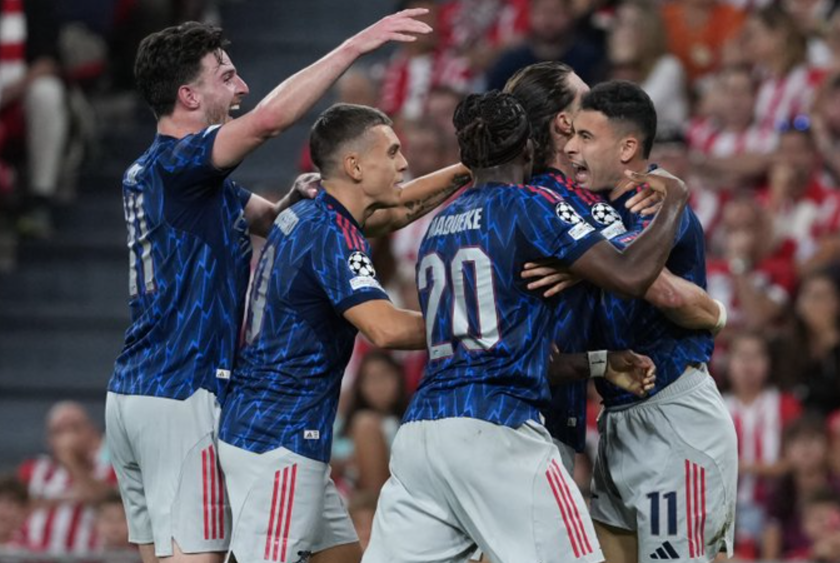 Si&ecirc;u dự bị lập c&ocirc;ng, Arsenal đại thắng Bilbao v&ograve;ng mở m&agrave;n Champions League- Ảnh 7.
