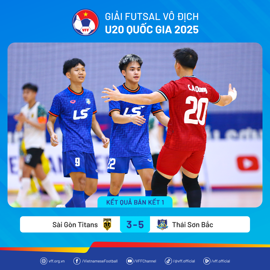 X&aacute;c định cặp chung kết U20 Futsal Quốc gia- Ảnh 1.