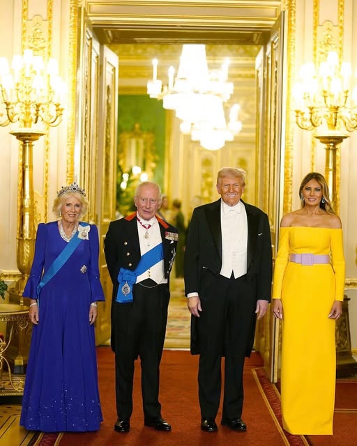 &Ocirc;ng Donald Trump khiến kh&aacute;ch mời tham dự quốc yến tại l&acirc;u đ&agrave;i Windsor bật cười- Ảnh 1.
