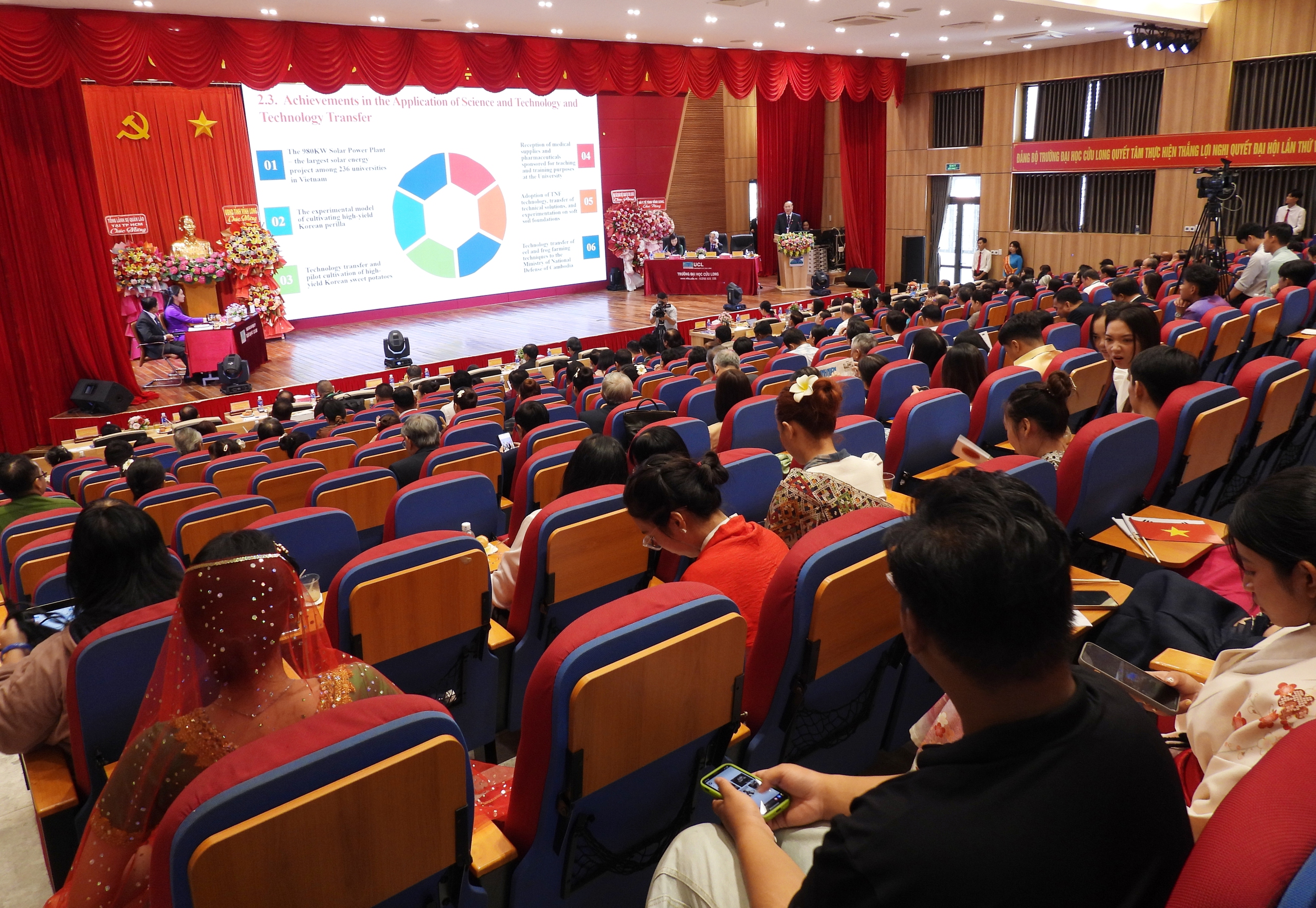 Trường ĐH Cửu Long tổ chức hội nghị tổng kết hoạt động 10 năm hợp t&aacute;c v&agrave; đ&agrave;o tạo quốc tế- Ảnh 1.