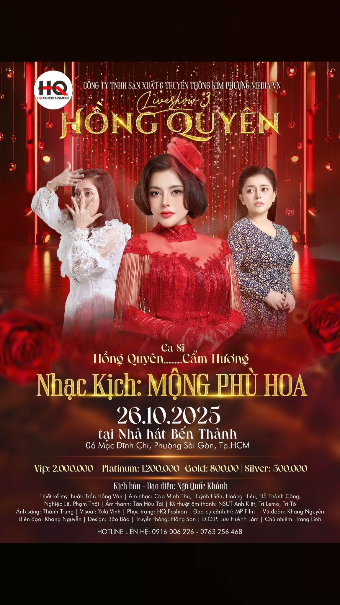 Ca sĩ Hồng Quy&ecirc;n "chơi lớn" với nhạc kịch "Mộng ph&ugrave; hoa"- Ảnh 1.