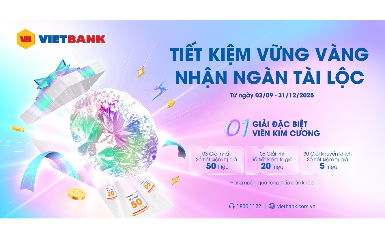 Vietbank tung khuyến mại gần 5 tỉ đồng
