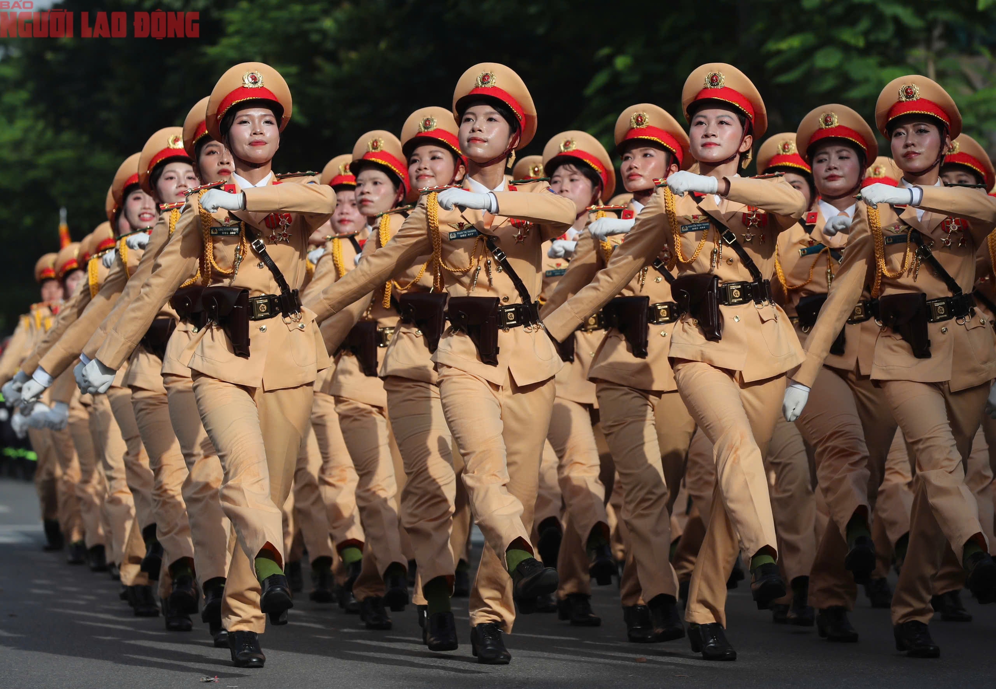 Cận cảnh khối diễu binh 80 năm Cách mạng Tháng Tám tại Quảng trường Ba Đình - Ảnh 3.
