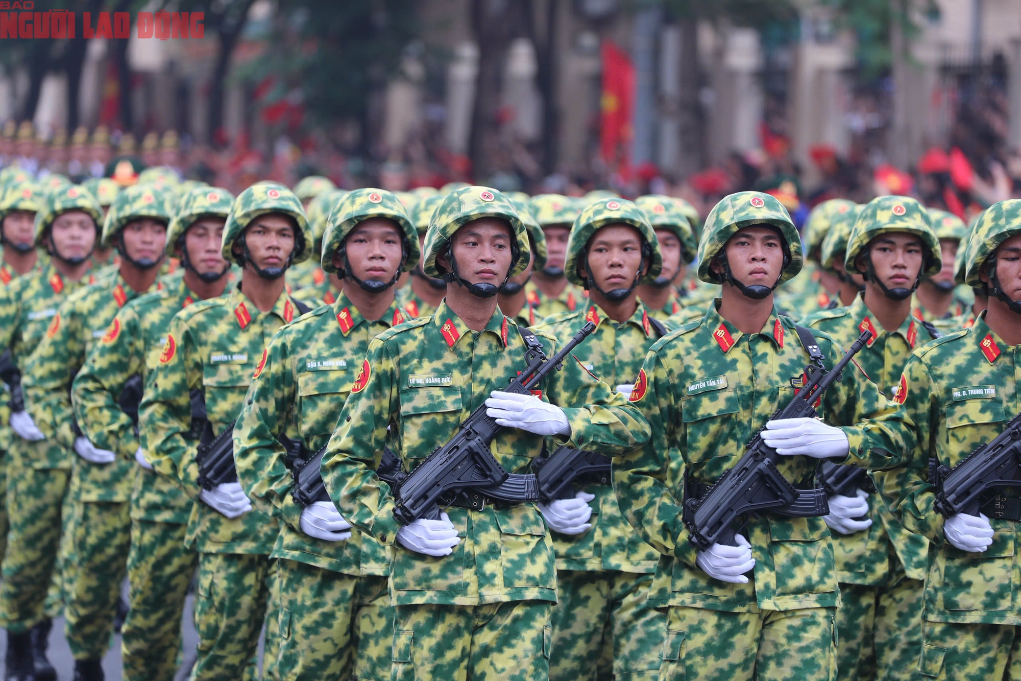 Cận cảnh khối diễu binh 80 năm Cách mạng Tháng Tám tại Quảng trường Ba Đình - Ảnh 6.