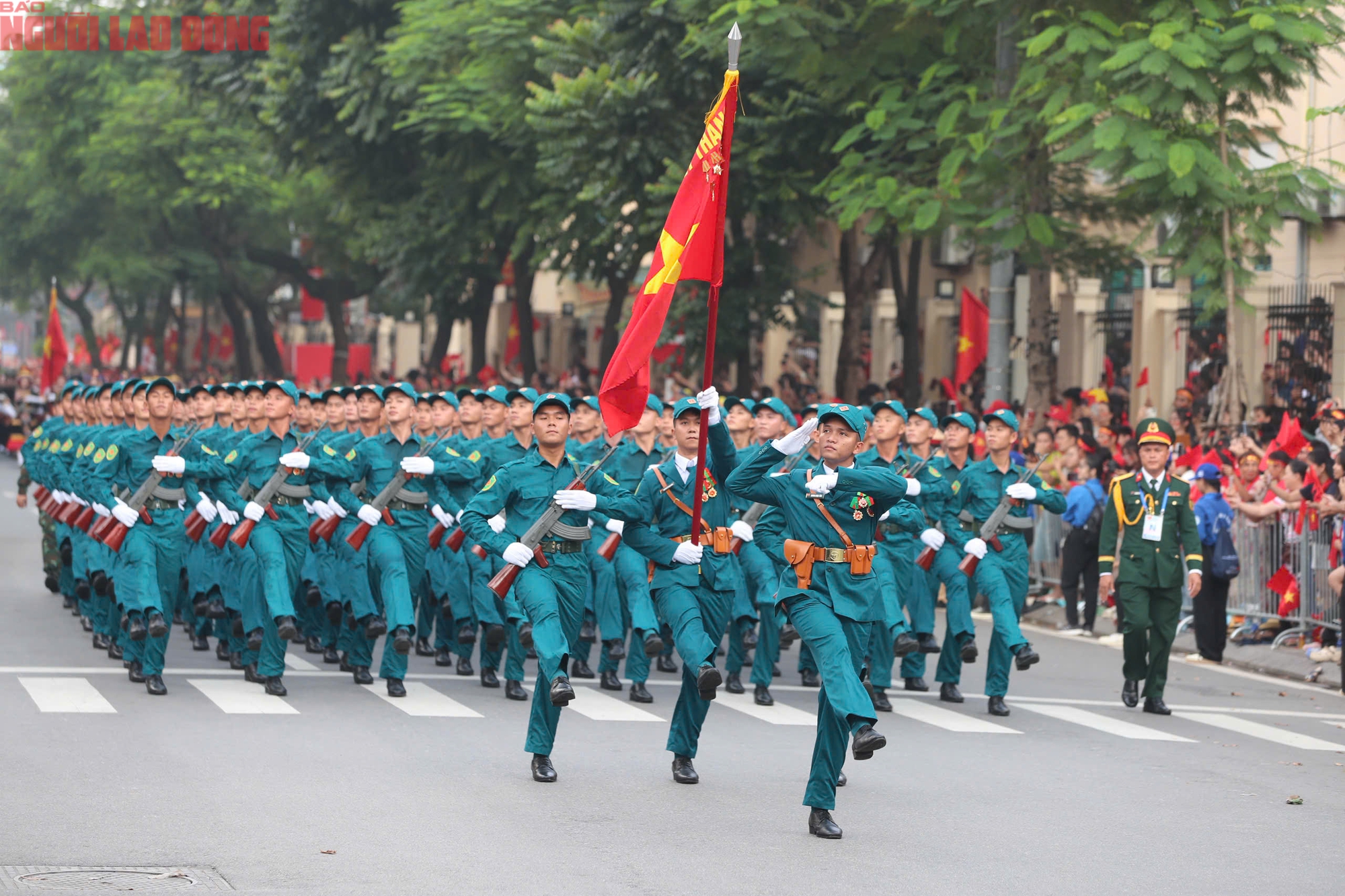 Cận cảnh khối diễu binh 80 năm Cách mạng Tháng Tám tại Quảng trường Ba Đình - Ảnh 7.