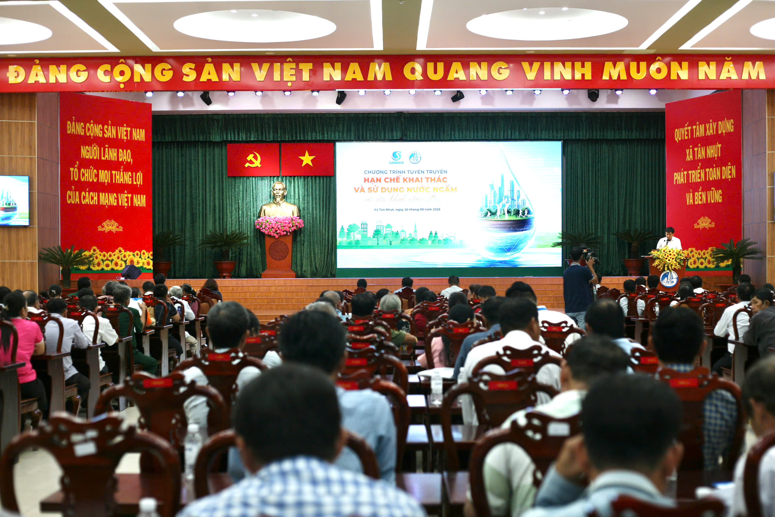 Vì sức khỏe cộng đồng, SAWACO đẩy mạnh bảo vệ nước ngầm- Ảnh 1.