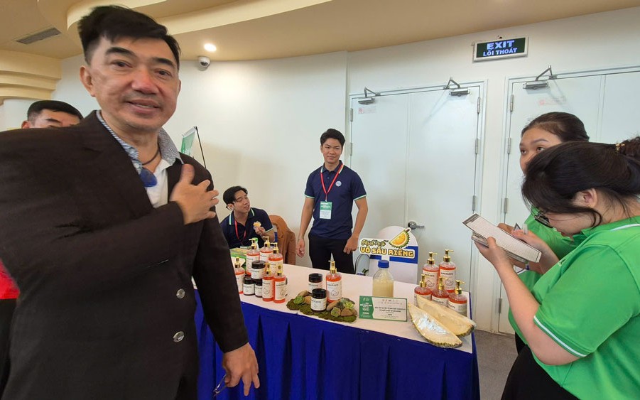Khởi nghiệp từ vỏ, hạt sầu riêng