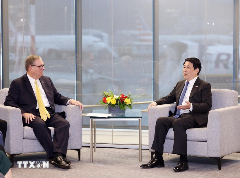 Chủ tịch nước Lương Cường tiếp Ph&oacute; Thống đốc bang Washington, th&uacute;c đẩy hợp t&aacute;c giữa bang với TP HCM- Ảnh 3.