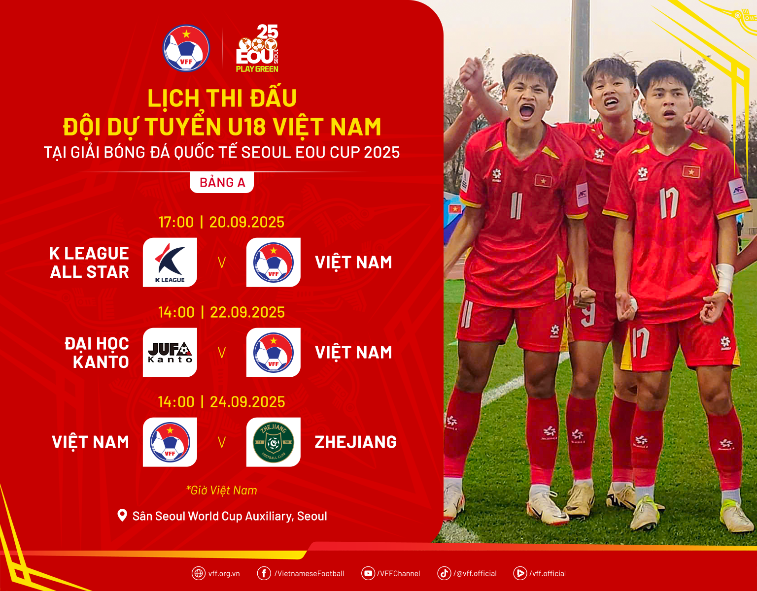 Tuyển U18 Việt Nam t&iacute;ch lũy kinh nghiệm thi đấu tại H&agrave;n Quốc- Ảnh 1.