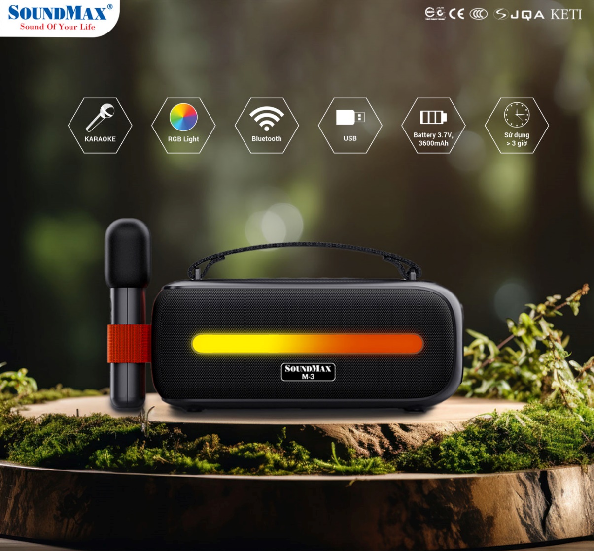 SoundMax M-3: Giảng dạy hết &yacute;, giải tr&iacute; m&ecirc; ly- Ảnh 1.
