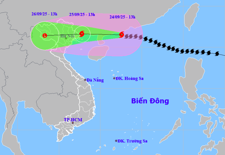 B&atilde;o số 9 Ragasa giật cấp 17 chuẩn bị đổ bộ v&agrave;o Việt Nam - Ảnh 1.