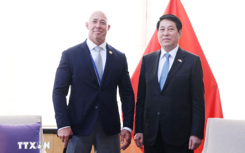 Chủ tịch nước Lương Cường: Việt Nam luôn coi Mỹ là đối tác có tầm quan trọng chiến lược