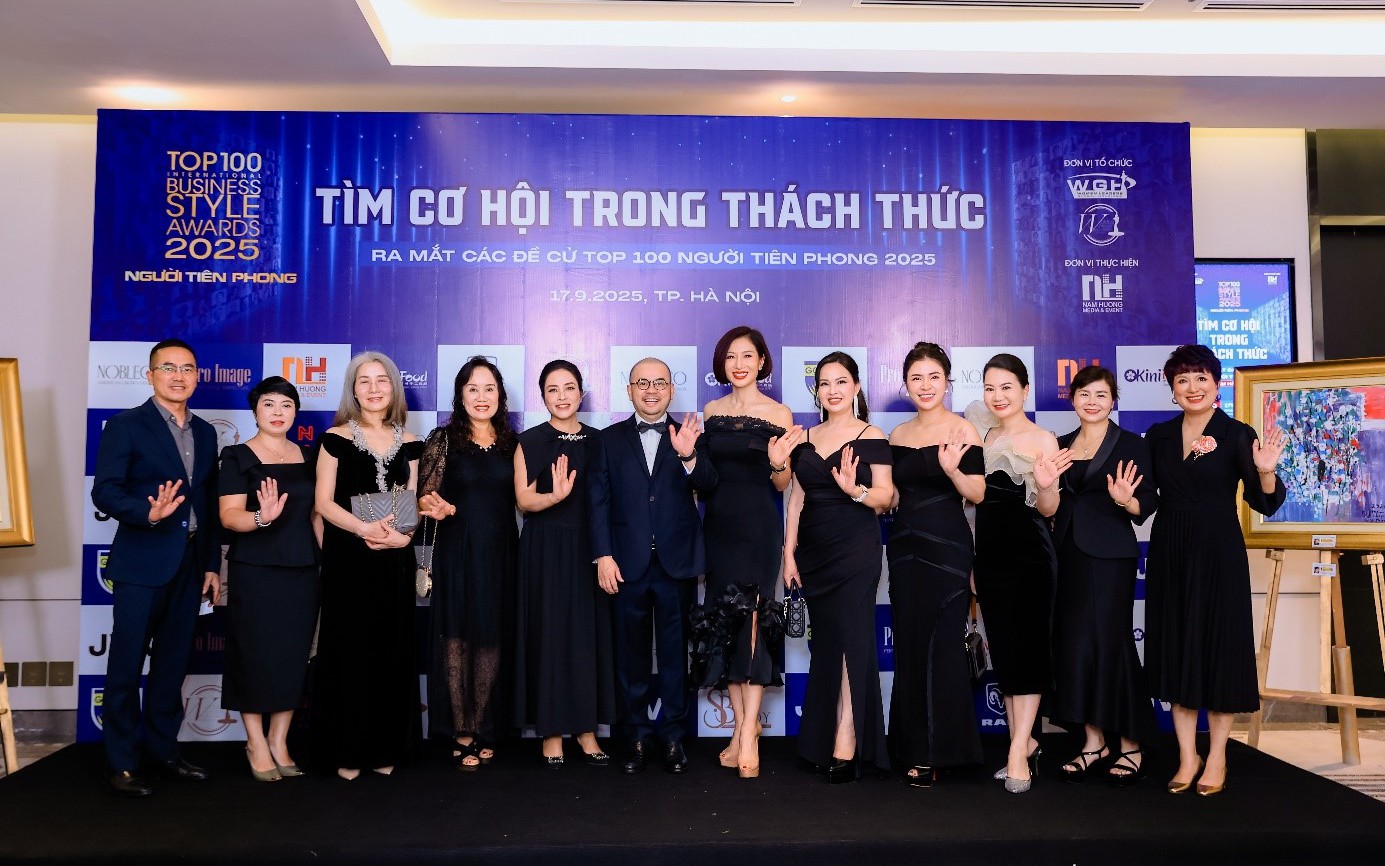 Doanh nhân Hà Nội hội ngộ tại Top 100 Người tiên phong 2025