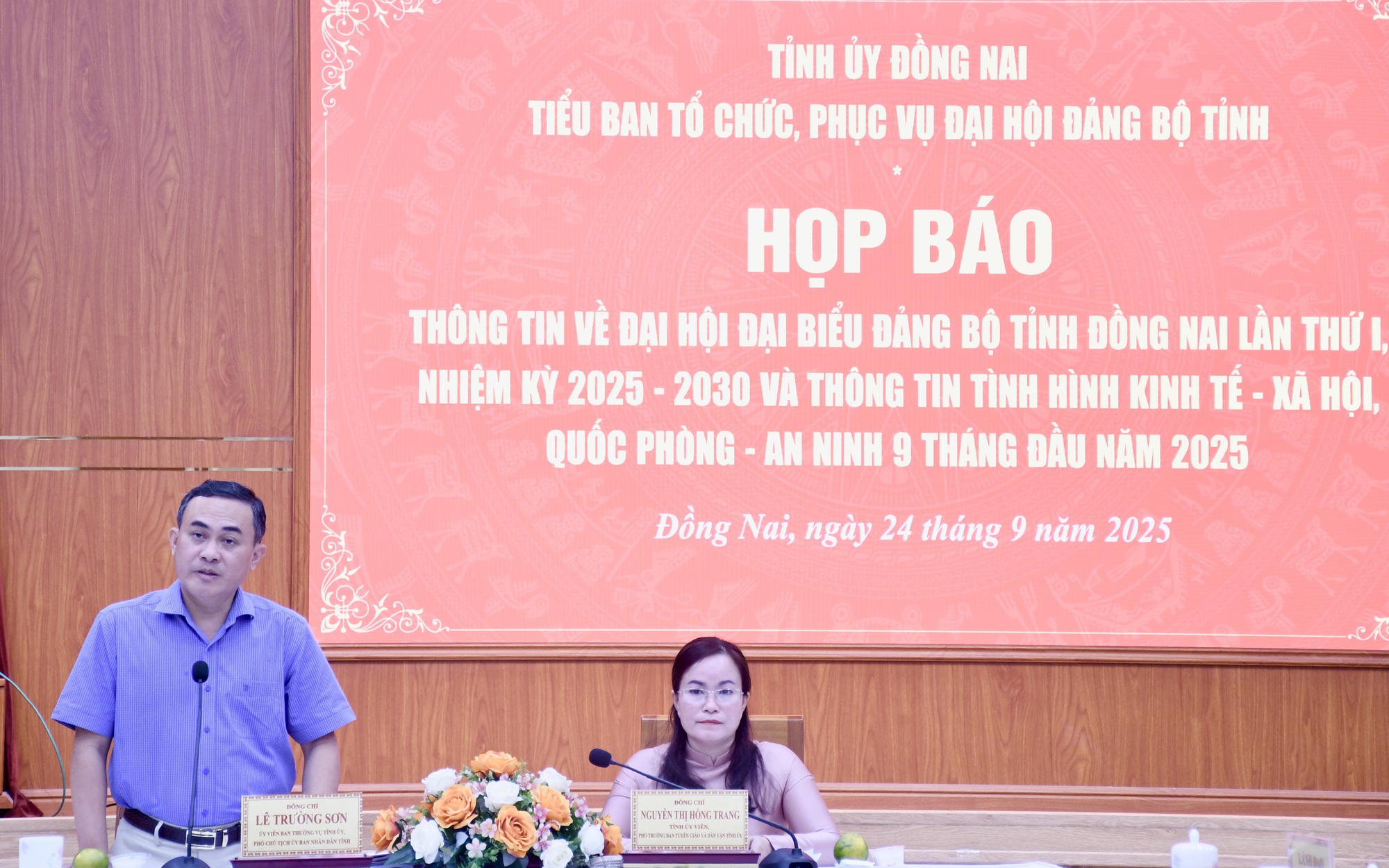 Phiên trù bị đại hội Đại biểu Đảng bộ tỉnh Đồng Nai lần thứ I , nhiệm kỳ 2025 - 2030 - Ảnh 3.