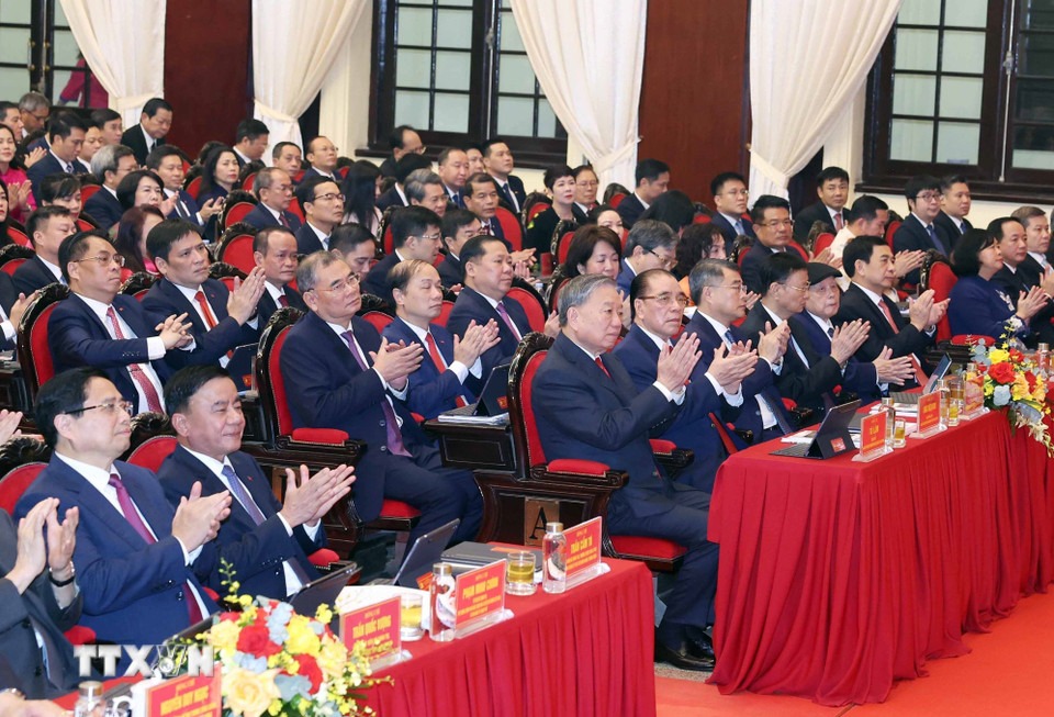 Tổng Bí thư Tô Lâm dự Đại hội đại biểu Đảng bộ
các Cơ quan Đảng Trung ương- Ảnh 4.
