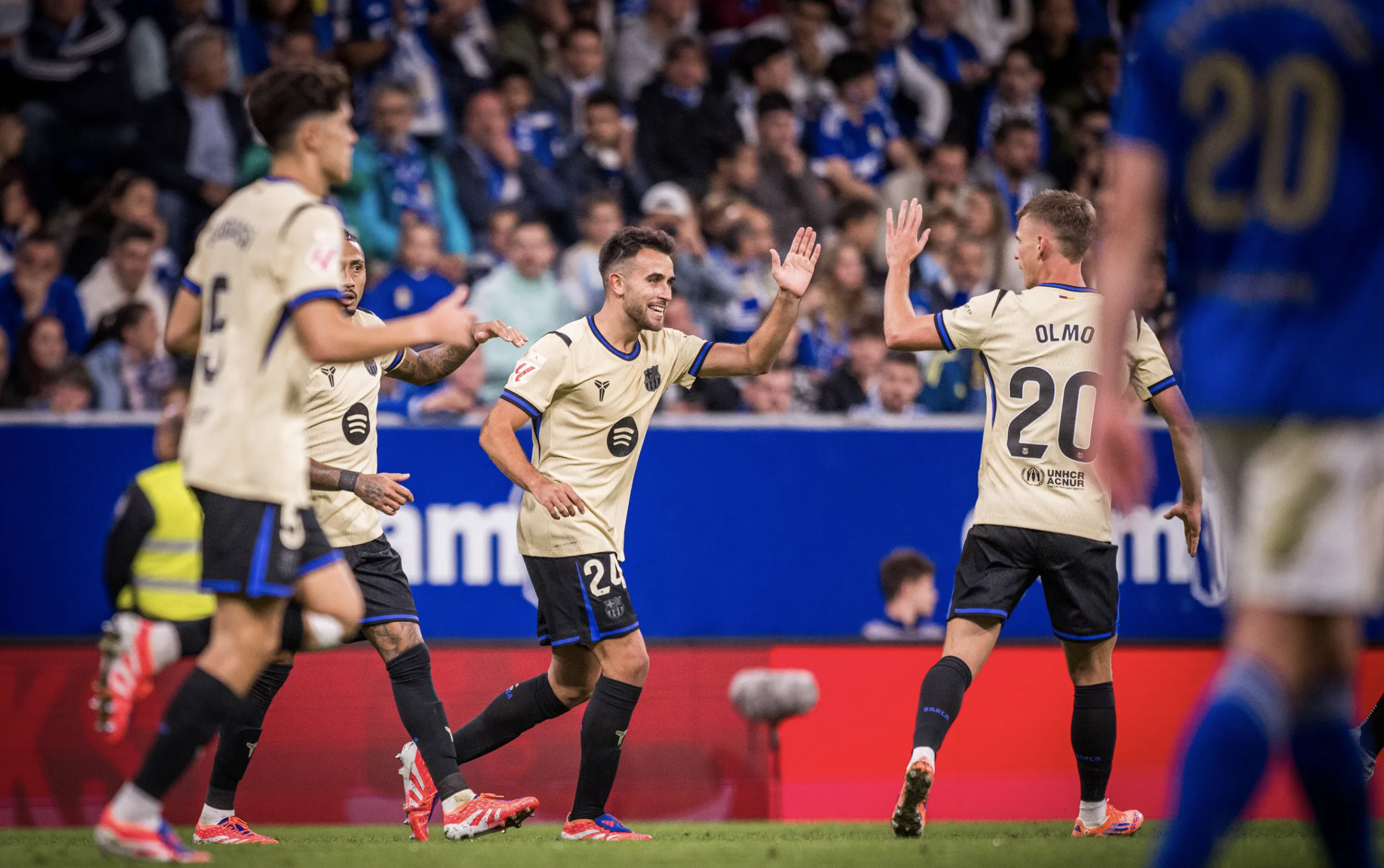 Ngược d&ograve;ng hạ t&acirc;n binh Real Oviedo, Barcelona nối d&agrave;i mạch bất bại La Liga- Ảnh 2.