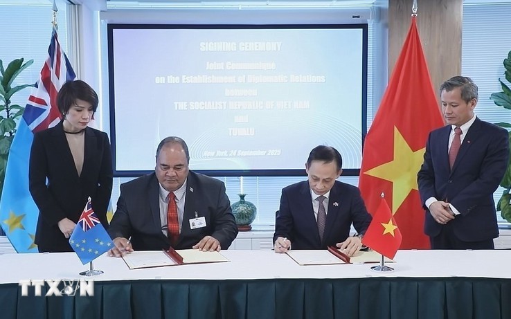 Lập quan hệ ngoại giao với Tuvalu, Việt Nam có quan hệ ngoại giao với 193 nước thành viên LHQ