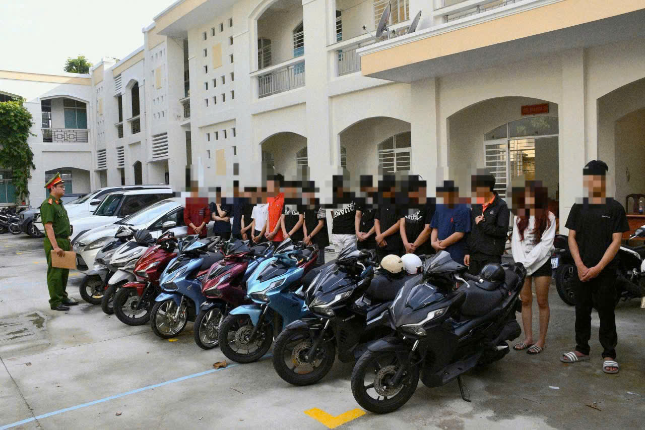 Giám đốc Công an Đà Nẵng chỉ đạo xử lý nhóm thiếu niên đua xe gây rối trật tự - Ảnh 1.