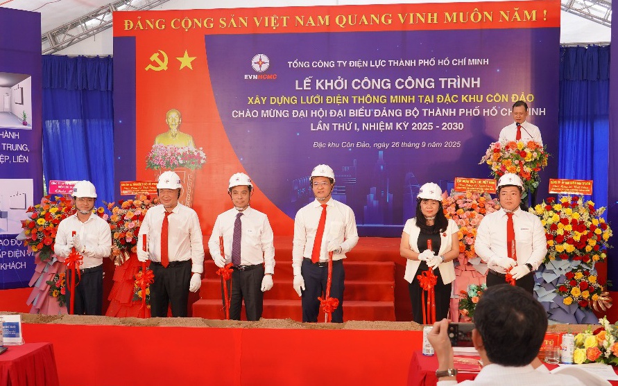 Khởi công xây dựng lưới điện thông minh tại Đặc khu Côn Đảo