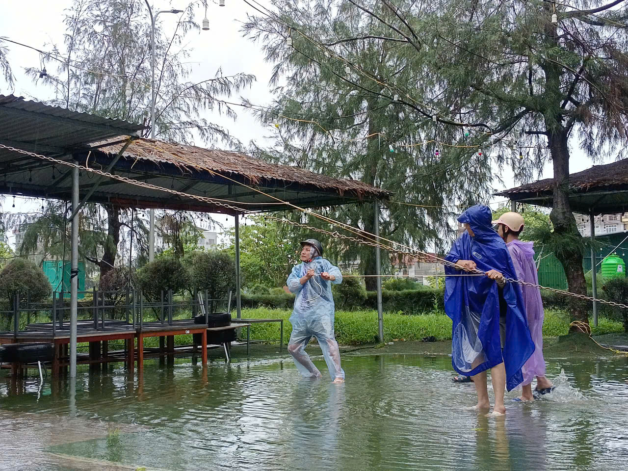 Bão số 10 Bualoi giật cấp 15 áp sát: Người dân hối hả phòng chống- Ảnh 1.
