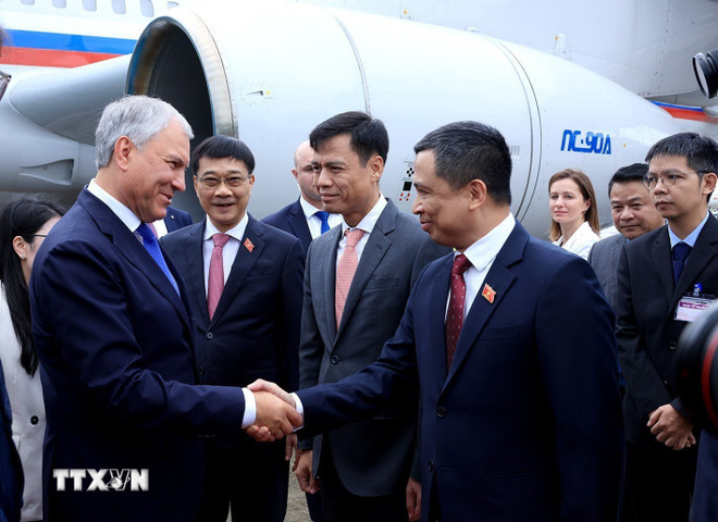 Chủ tịch Duma Quốc gia Nga Vyacheslav Volodin thăm chính thức Việt Nam - Ảnh 1.