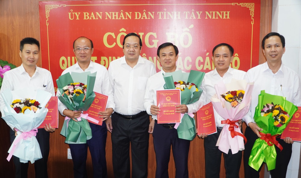 T&acirc;y Ninh điều động, bổ nhiệm nhiều c&aacute;n bộ- Ảnh 1.