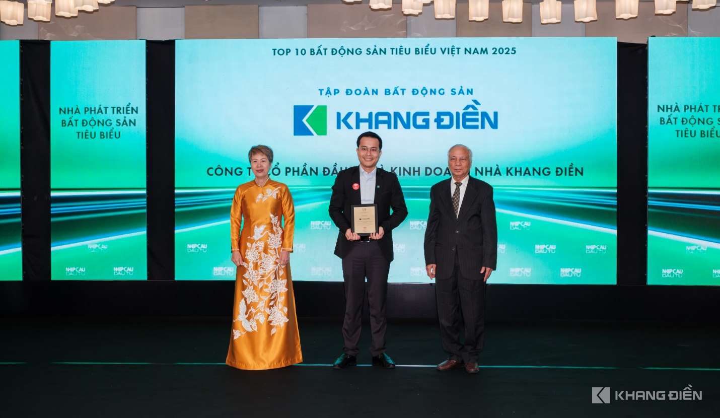 Tập đoàn Khang Điền (KDH) nhận bộ đôi giải thưởng- Ảnh 1.