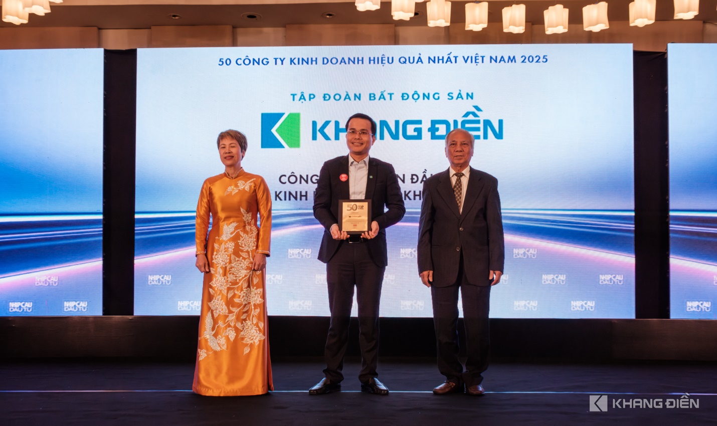 Tập đoàn Khang Điền (KDH) nhận bộ đôi giải thưởng- Ảnh 2.