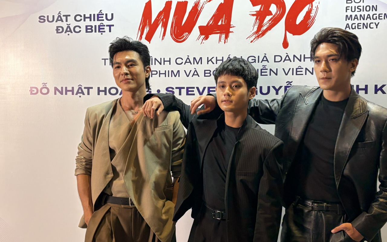 Những chia sẻ của Quang, Cường, Tú trong "Mưa đỏ"  ngày phim rời rạp